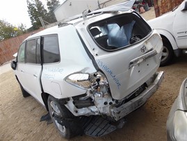 2013 TOYOTA HIGHLANDER LIMITED WHITE 3.5 AT 4WD Z20222